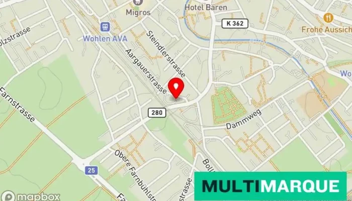Karte von Tamoil Tankstelle, Kfz-Prüfstelle in Wohlen
