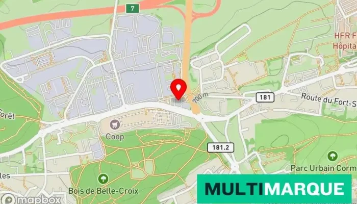 Taxi Fribourg Et Villars -  Sur Glane Karte - Fribourg