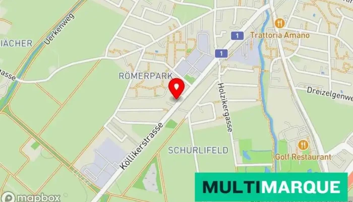 Karte von Team Edi Garage Autowerkstatt in Oberentfelden