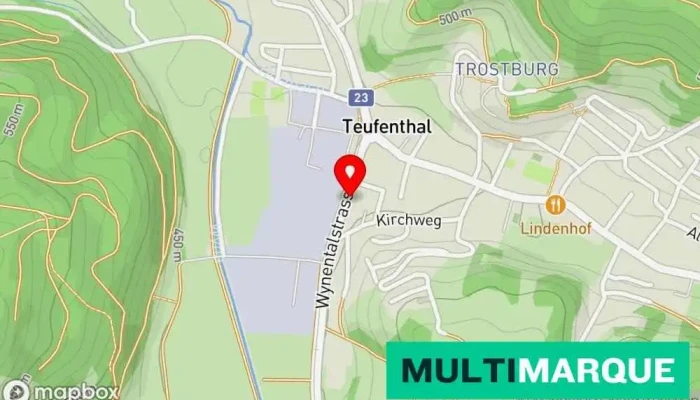 Karte von Teufenthal Garage Tankstelle in Teufenthal