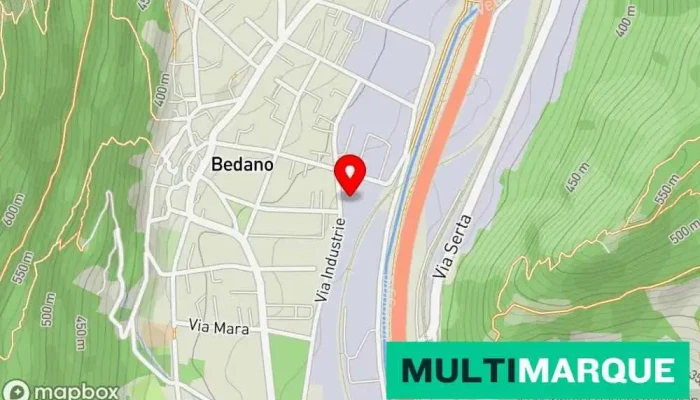 Ticino Vetri Auto Sagl -  Karte - Bedano