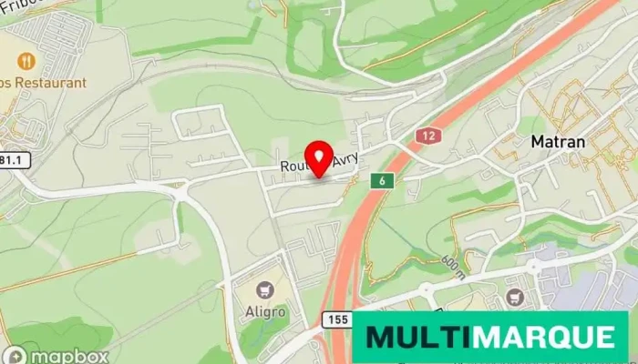 Karte von TuningBox SUISSE Autowerkstatt in Matran