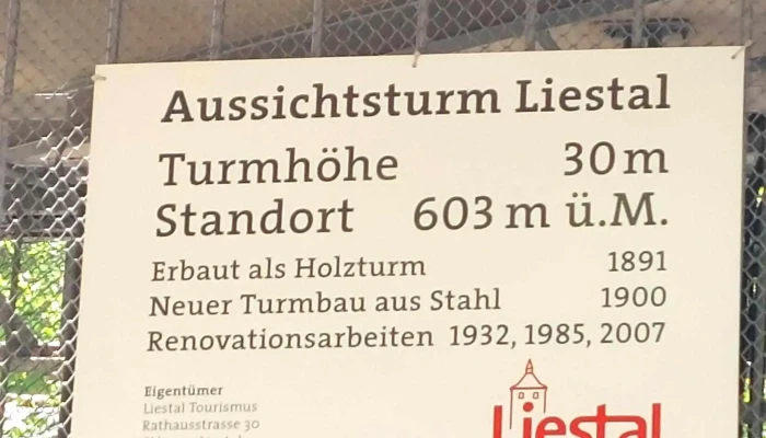 Turmwirtschaft Und Aussichtsturm Liestal -  Liestal - Liestal