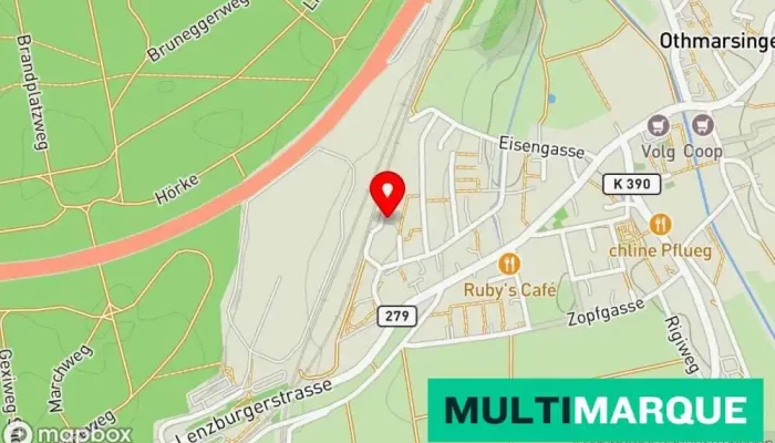 Karte von V-ZUG AG, Servicecenter Othmarsingen Haushaltsgeräte-Kundendienst in Othmarsingen