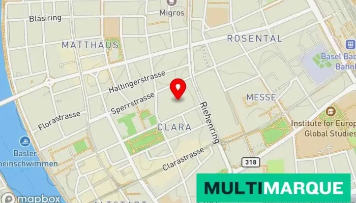 Wenger Carrosseriefahrzeugbau Karte - Basel