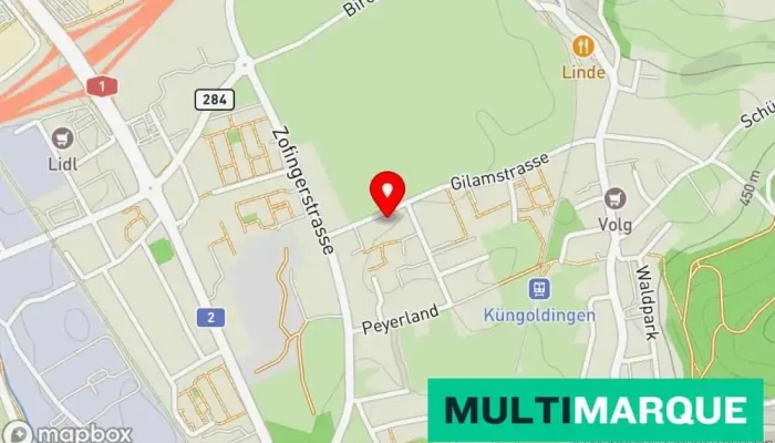 Karte von Zenuni Autowerkstatt in Oftringen